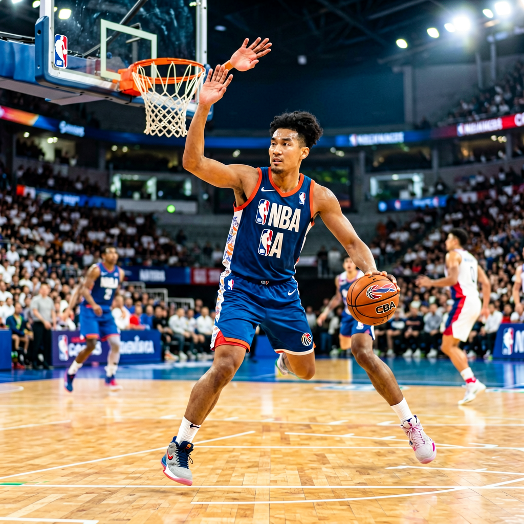 篮球场特写，代表NBA及篮球赛事数据服务